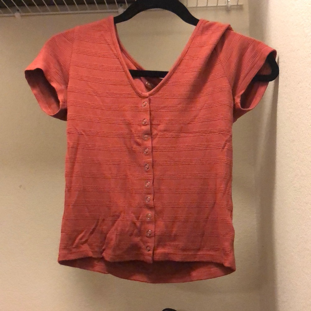 BURNT ORANGE AMER. EAGLE TEE - SMALL